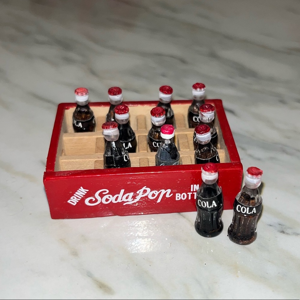 Vintage Dollhouse Soda Crate